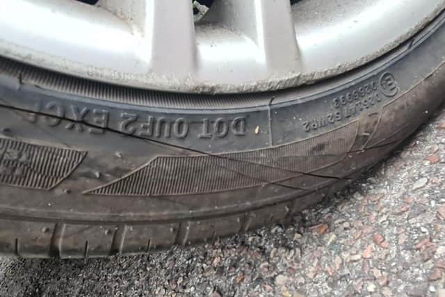 A BMW was vandalised in The Smith, Denmead, on June 10