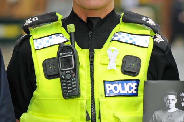 Lesley Meenaghan when a sergeant in Gosport police. Picture: Ian Hargreaves (143216-3c)