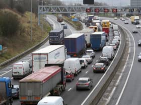 Traffic on M27 and A27 following diesel spillage and road traffic incident.