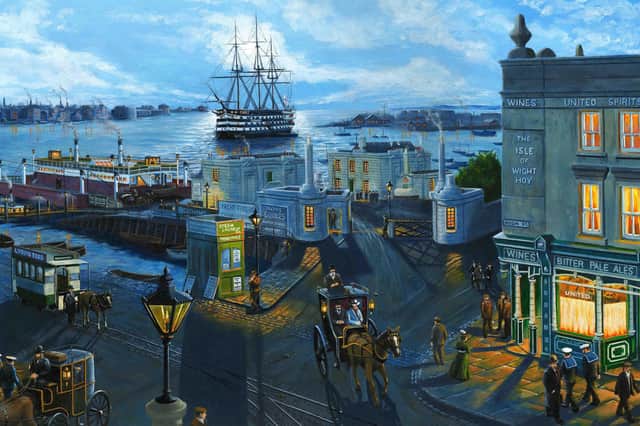 Local artist Neil Marshall has produced yet another marvellous Portsmouth Harbour image, this time from Gosport.