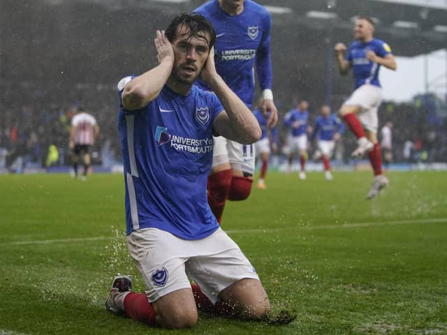 Pompey striker John Marquis