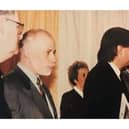 Peter Smith from Buckland speaks to the Queen at HMY Britannia’s decommissioning ceremony in 1997