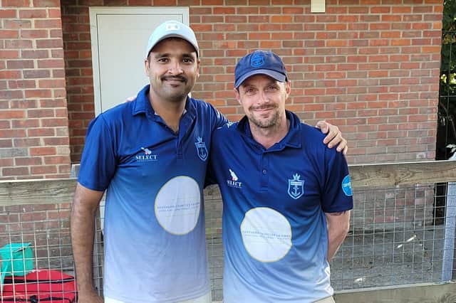 Kalim Shiraz, left, and Dave Going both impressed as Portsmouth Community won their opening Hampshire League Division 5 South East game