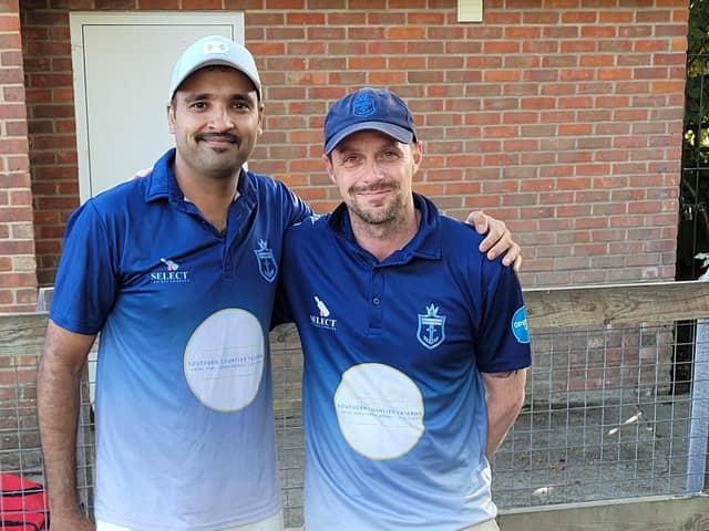 Kalim Shiraz, left, and Dave Going both impressed as Portsmouth Community won their opening Hampshire League Division 5 South East game