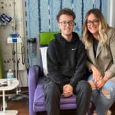 Jack Beames, 21, is battling his fourth round of cancer and is trying to raise awareness for Ewing's Sarcoma which is a rare type of bone cancer. 
He was first diagnosed in 2015 after professionals found a tumour in his back.