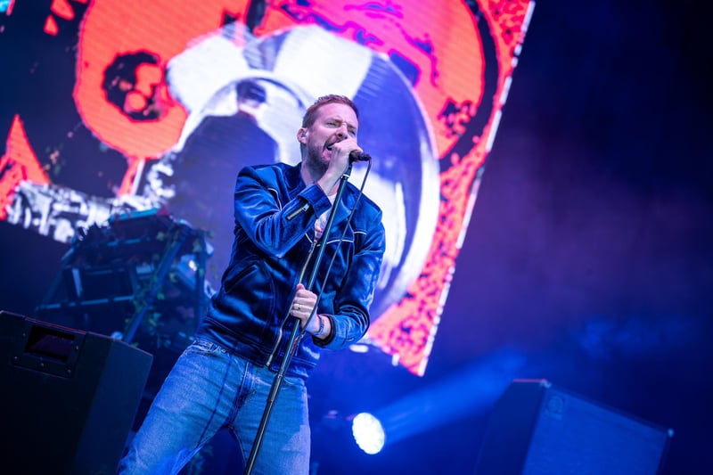 Kaiser Chiefs' set included I Predict a Riot, Ruby, The Angry Mob and Oh My God. Photo by Alex Shute