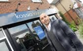 Kaz Miah outside Kassia Lounge in Denmead.
Picture: Sarah Standing (131020-5731)