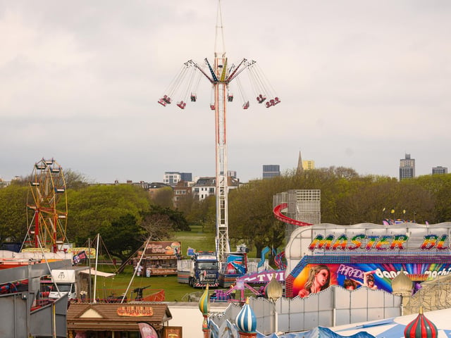 Southsea Travelling Funfair is proving popular with locals. The funfair is currently on Castle Field, Southsea, and will be there until May 6, 2024. Picture: Keith Woodland (270421-1)