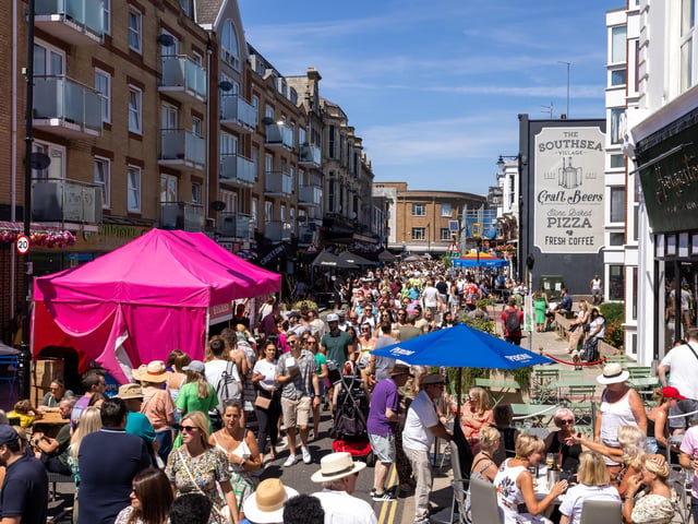 Southsea Food Festival is a free event to attend and it always has thousands of people in attendance. Businesses from all over Hampshire come together to offer their produce.
The event was due to take place on July 15 and 16, but the first day has been cancelled due to yellow weather warnings.
Pictured: Huge crowds at last year's Southsea Food Festival.