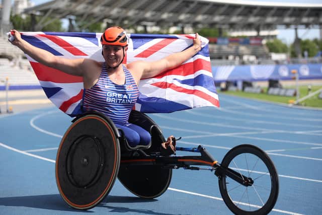 Portsmouth wheelchair racer Eden Rainbow-Cooper. Picture: Alexander Hassenstein/Getty Images