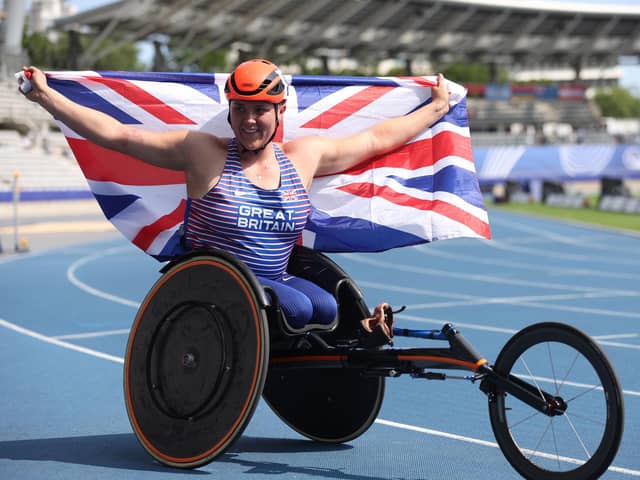 Portsmouth wheelchair racer Eden Rainbow-Cooper. Picture:  Alexander Hassenstein/Getty Images