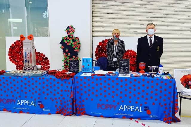 Poppy Appeal organisers pictured in Cascades shopping centre, Portsmouth.