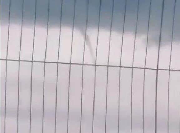 Funnel cloud spotted over Lee-on-the-Solent
