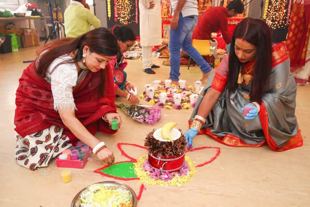 Durga Puja at Fratton Community Centre organised by the Hindu Cultural Association.
Picture: Stuart Martin