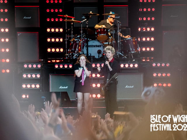 Green Day on the main stage by Sarah Louise Bennett