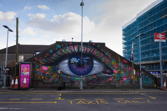 Pictured is: My Dog Sighs - Cosham Station

Picture: Keith Woodland (140921-94)