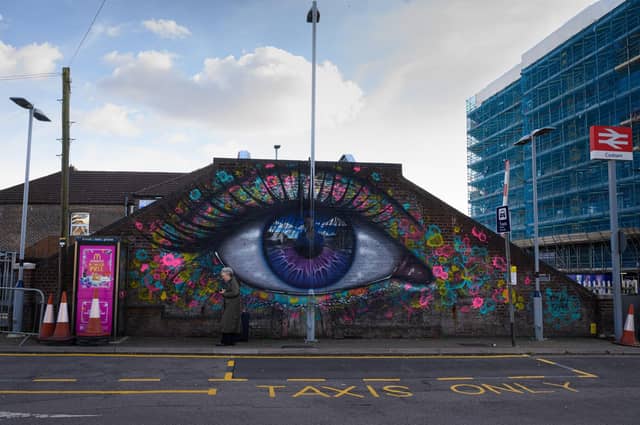 Pictured is: My Dog Sighs - Cosham Station
Picture: Keith Woodland (140921-94)