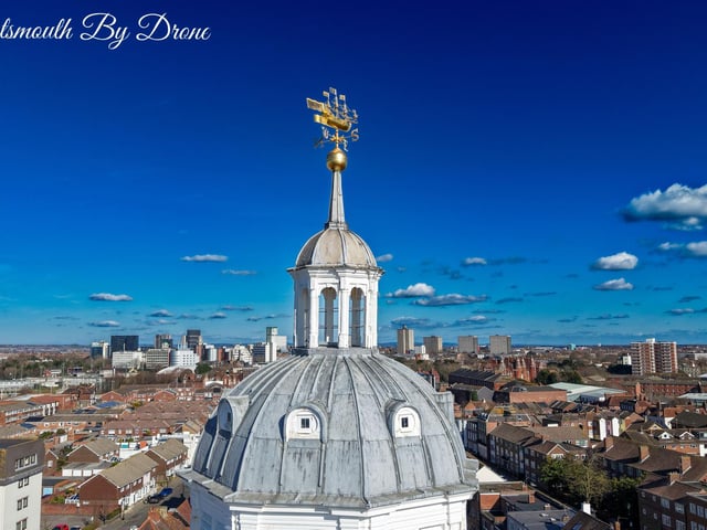 Ship on top of the Cathedral