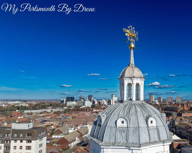 Ship on top of the Cathedral