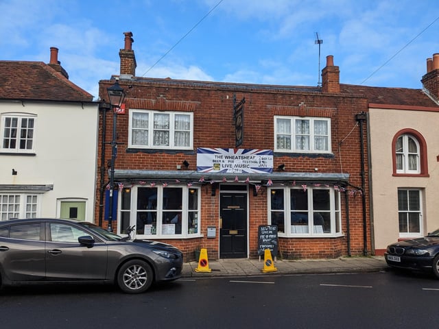 The Wheatsheaf, a pub on East Street, Titchfield, has a rating of 4.5 from 431 reviews on TripAdvisor.