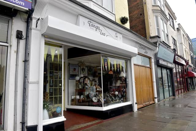 Tango Tea is an independent antique shop on Albert Road. The shop is owned by Jenni Catlow, chairwoman of the Albert Road Traders’ Association business support network.
Picture: Sarah Standing