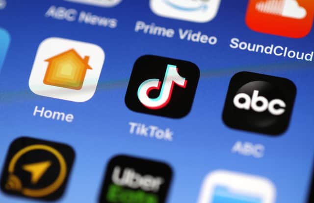 TikTok app. Picture: Justin Sullivan/Getty Images