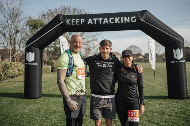 Brian Wood MC with Keep Attacking Participants.