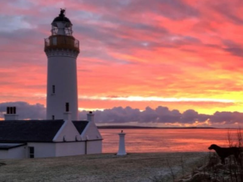 If you're lucky you might catch a sublime Orkney sunset.