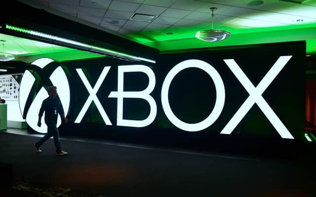 Xbox sign. Picture: FREDERIC J. BROWN/AFP via Getty Images