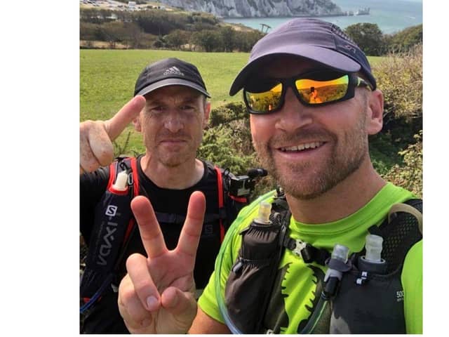 Matt Taylor and Niall Baker are taking on a 100-mile run along the South Downs Way to raise funds for Macmillan Cancer Care