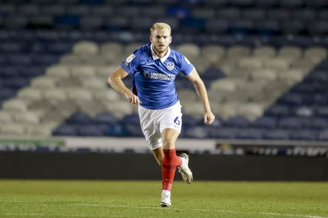Jack Whatmough returns to Pompey's side against Doncaster tonight. Picture: Robin Jones/Getty Images