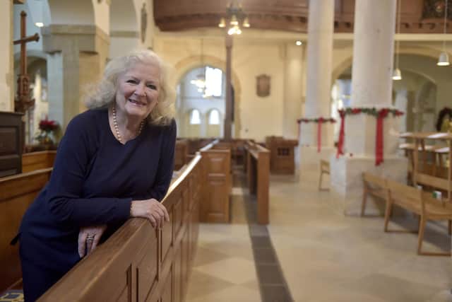 Rosemary Fairfax at Portsmouth Cathedral.
Picture: Sarah Standing (301222-7662)