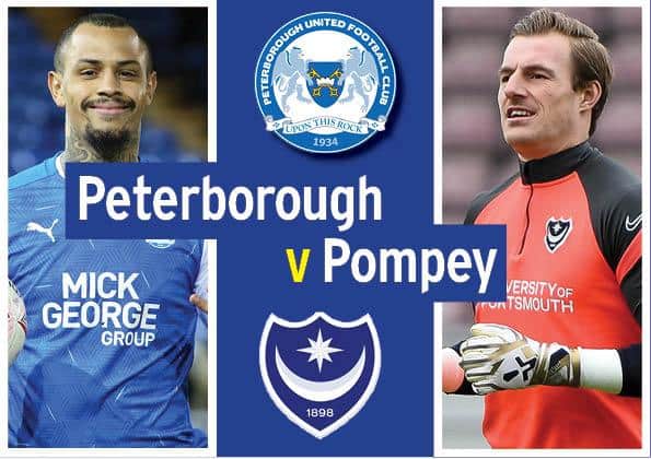 Pompey travel to Peterborough tonight in League One