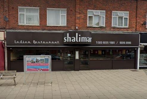 Shalimar Restaurant in Hambledon Parade, Waterlooville, received a five rating on March 31, according to the Food Standards Agency website.