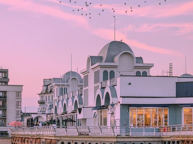 Another lovely picture of the sunset over South Parade Pier.