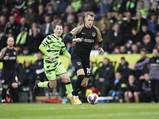 The recalled Joe Pigott in first-half action against Forest Green Rovers. Picture: Jason Brown/ProSportsImages