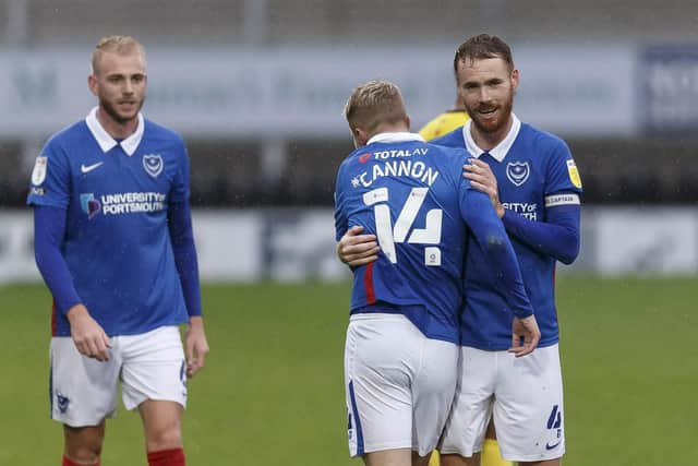 Jack Whatmough, Andy Cannon and Tom Naylor are all out of contract at the end of the season. Picture: Daniel Chesterton