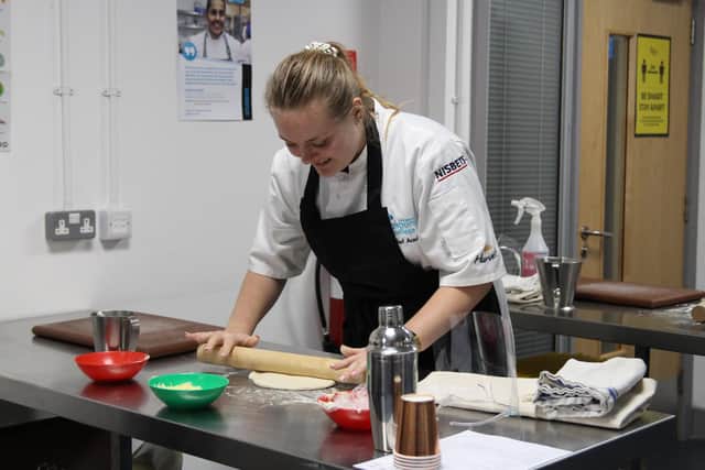 Highbury College students have been taking part in a 10 week culinary Junior Chef Academy. Pictured Emily Swan.