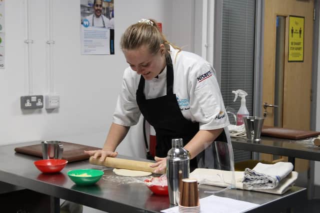 Highbury College students have been taking part in a 10 week culinary Junior Chef Academy. Pictured Emily Swan. 