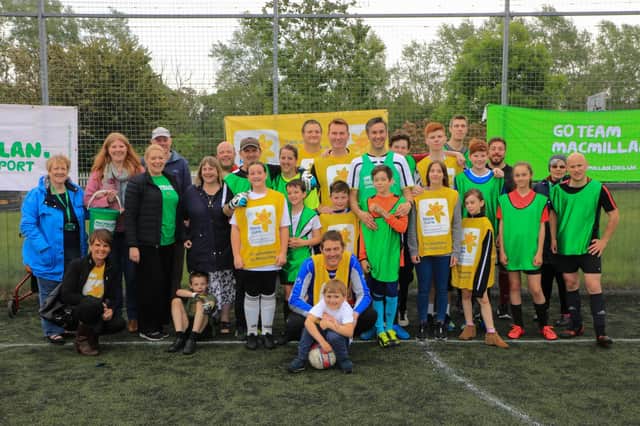 Graham Turner is organising the 8th charity five-hour five-a-side tournament to raise funds for Macmillan and Marie Curie. Pictured: Players from the 2019 event. Picture  by Kevin Handford