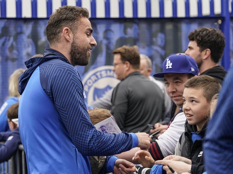 Blues fans were out in force for Pompey's final game of the season against Wycombe