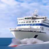An artist's impression of one of the LNG-electric ships.
Picture: Brittany Ferries.