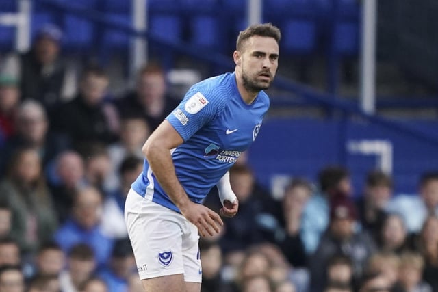 After putting his injury woes from 2021-22 behind him, Robertson remains as Pompey's captain and looks to continue his strong partnership with Raggett.   Picture: Jason Brown