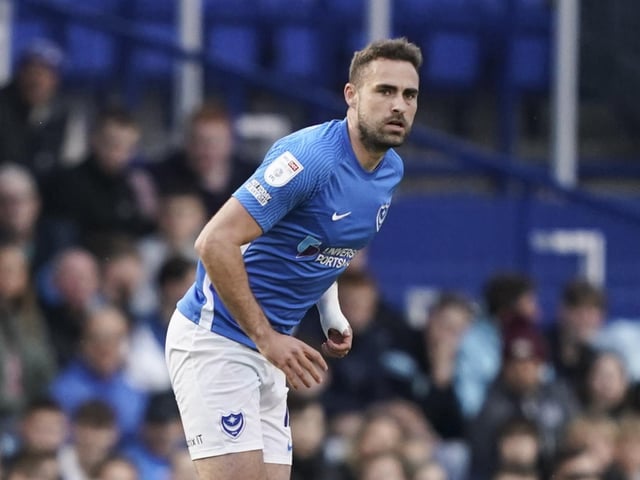 After putting his injury woes from 2021-22 behind him, Robertson remains as Pompey's captain and looks to continue his strong partnership with Raggett.   Picture: Jason Brown