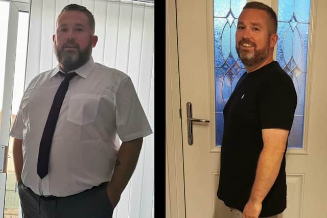 Ben feeling amazing having lost 7 stone between 10 pounds