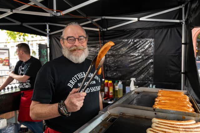 Crowie from Leicester-based Simon's Sausage. Picture: Mike Cooter (240922)