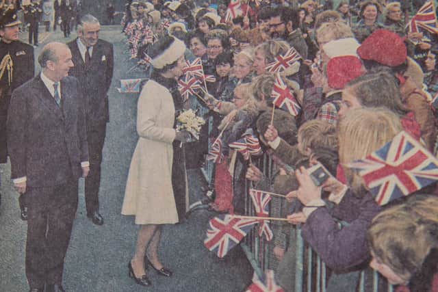 John Huffell, 90, is the former director of the IBM in Havant. Recalls the memories of when the Queen came to visit the plant on a rare visit.

Pictured: Pictures of HRH the Queen at IBM, Havant in December 1974

Picture: Portsmouth Evening News