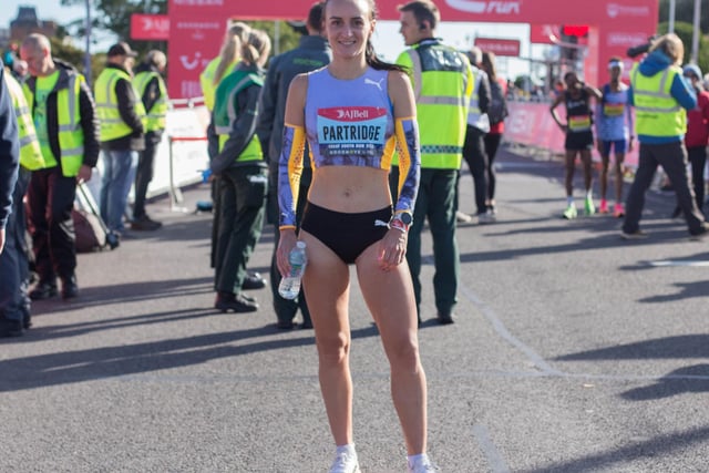 Great South Run 2023 at Southsea, Portsmouth on Sunday 15th October 2023

Pictured: Winner of the women's race, Lilly Partridge

Picture: Habibur Rahman