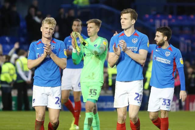 Cameron McGeehan, left, and Sean Raggett. Picture: Joe Pepler