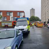 Firefighters and the ambulance service were called to Tipton in Warwick Crescent, Southsea, on August 5 2021. Picture: Stuart Vaizey